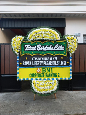 Papan Bunga Duka di Bangli
