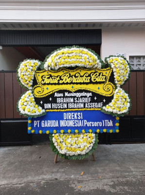 Papan Bunga Duka di Bangli