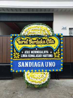 Papan Bunga Duka di Bangli